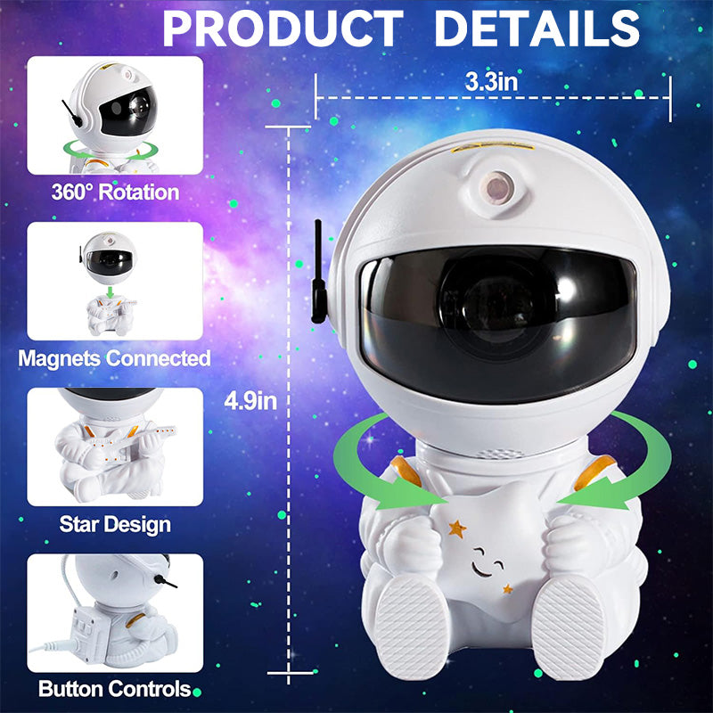 Astronaut Galaxy Star Projector star style